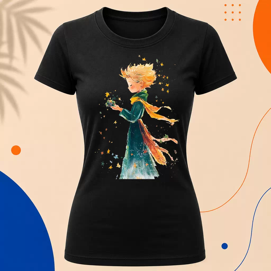 Dámské tričko - Hvězdná přísaha - Malý princ - Le petit prince